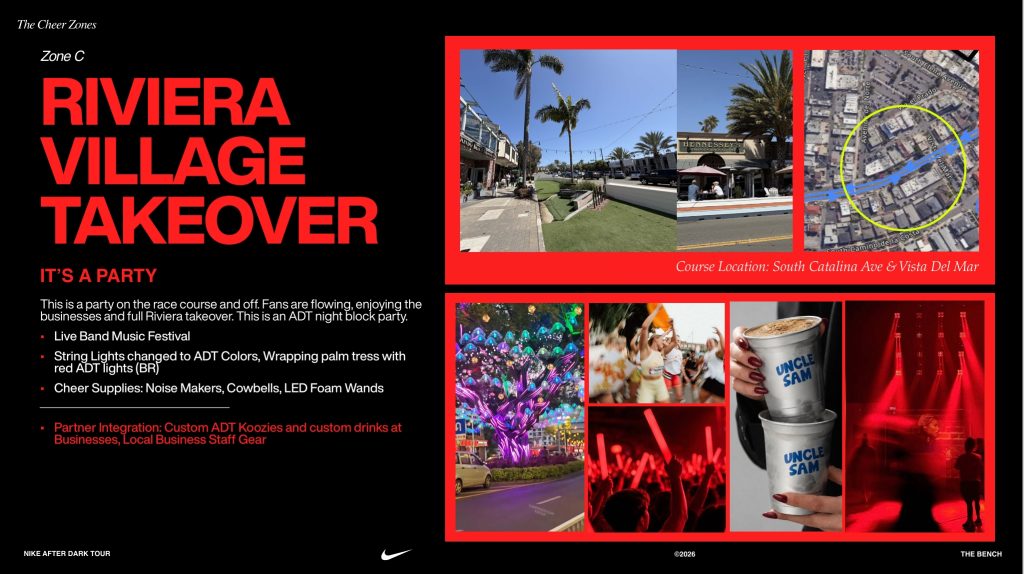 Nike After Dark Riviera Village Takeover